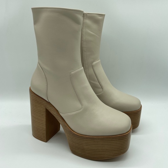 Heeled Platform Boots